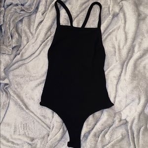 Crossed back bodysuit
